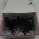 HUHOLE Gridwall Hooks 6 Inch, 50PC Display Hooks for Grid Wall, Hook for Grid Wall Panel, Black
