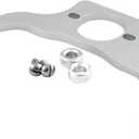 Allstar Performance ALL54286 Silver Anodized Billet Aluminum Fuel Regulator Mounting Bracket for 4500 Style Series Carburetor and Holley Regulator