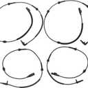 Roneeson Front and Rear Driver and Passenger Side ABS Sensor for Jeep Compass 2017-2022