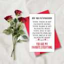 2 x TQDaiker Romantic Poem Valentines Day Poem Cards,Sweet Anniversary Card for Husband Wife,Happy Valentines Day Cards for Him Her,Envelope Included.