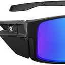 suoso Sports Polarized Sunglasses for Men: Fishing Running Sun Glasses Womens Wrap Around Goggles UV400 Protection TR90