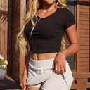 GOBLES Women's Cute A-line Mini Tennis Skirt with Shorts Underneath Drawstring Mid Waisted Golf Skorts (Gray, XL)