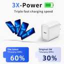 iPhone Fast Charger, iPhone Charger Fast Charging 2Pack PD 6FT Type C Quick USB C to Lightning Cable Cord Fast Charger iPhoneUSB C Wall Block Plug for iPhone14 13 12 11 Pro Max XR XS X, iPad, AirPods
