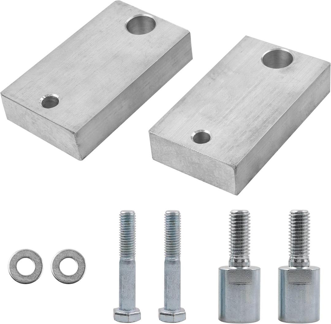 ATRACYPART 1" Motor Mount Lift Kit  Compatible with Jeep Wrangler YJ (1987-1995) & TJ (1997-2006)  Improves Driveline Angle & Suspension Performance