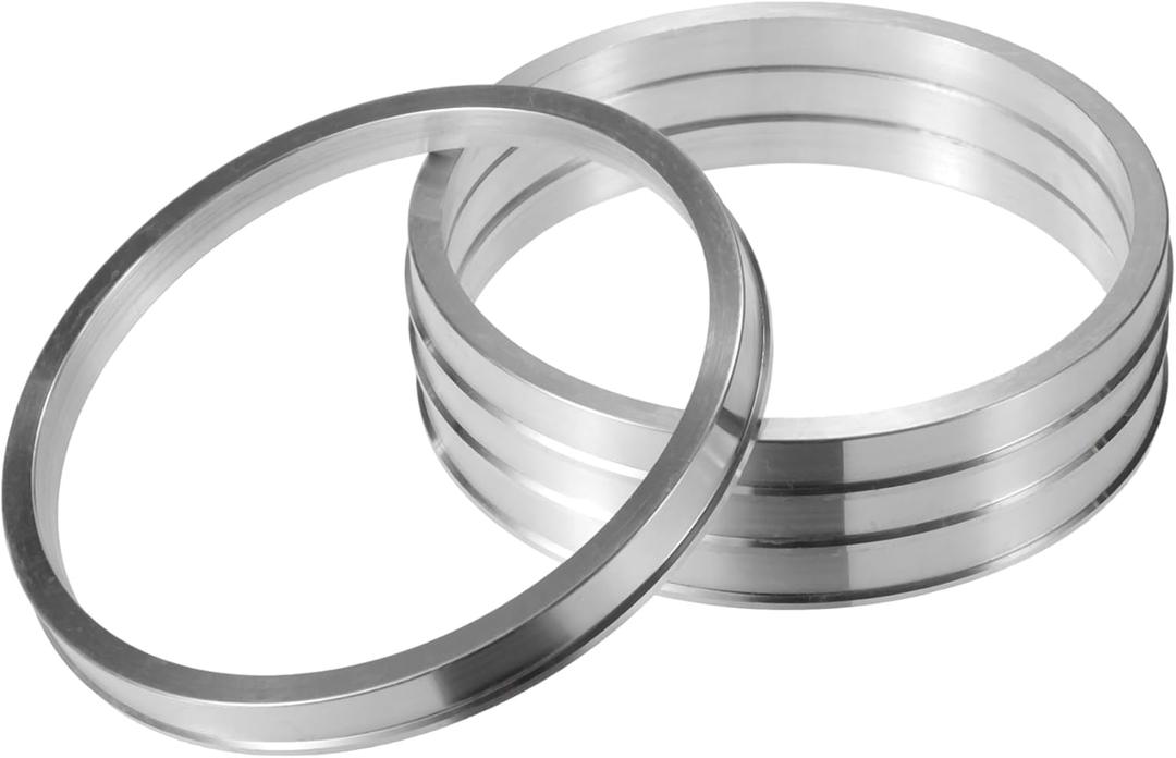 X AUTOHAUX 4pcs OD 110mm to ID 100mm Aluminum Alloy Car Hub Centric Rings Wheel Bore Center Spacer