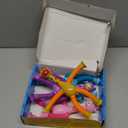 Sensory Fidget Toys for Kids : 4 Pack LED Giraffe Telescopic Pop Tubes 3 4 5 6 7 8 Year Old Girls Boys Easter Birthday Gifts Toy for Kid Ages 3-5 Autism Toddler Travel Toy Stocking Stuffers