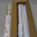 White Flag Poles for Outside House - 5ft Tangle Free Flag Pole for House,Heavy Duty Metal Flagpole Hardware for 3x5 American Flags,Outdoor Flagpoles Mount for Porch,Car,Truck,Boat (without Bracket)