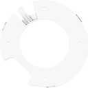 Replacement Ceiling Mount Plate 311-00687 Compatible with Ubiquiti Unifi U6-Pro, U6-LR, UAP-AC-PRO, UAP-AC-HD, UAP-AC-SHD
