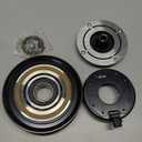 A/C Compressor Clutch Assembly Kit Plate Pulley Bearing Coil CO10736C Replacement for Honda Odyssey 2008-2017, AC Air Conditioning Compressor Clutch Coil Auto Repair Kit
