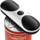Electric Can Opener, One-Touch Automatic Can Opener, USB Rechargeable Electric Can Opener for Seniors with Arthritis- Cordless Battery Powered, Side Cut, Smooth Edge, Handsfree, for Any Size Cans, Small & Compact