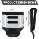 Drill Holder for Tool Belt,Drill Belt Clip,Drill Holster,Tape Measure Holder, Fits Up to 2.7" Belt (Black) 2 Pack