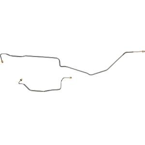 Rear Axle Brake Lines - (Does not fit standard 1500 or 2500 HD version) Fits 01-06 Sierra 1500 HD, 99-04 Sierra 2500, 01-06 Silverado 1500 HD, 99-07 Silverado 2500 - Galfan Coated Steel