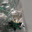 Bridal Crystal Hair Piece with Comb 1 Pieces Small Rhinestone Wedding Gold Hair Pins Accessories for Women Girls (Green)