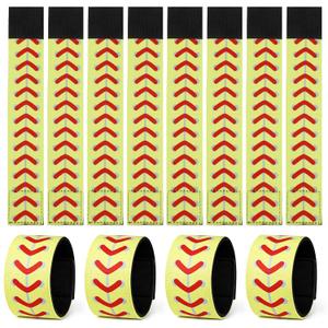 20 Pcs Softball Sleeve Holders with Hook and Loop Fasteners Straps 7.4 Inch Softball Shirts Sleeve Ties Scrunchies for Women Men Soccer Baseball Sports Activities