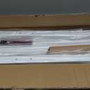 Hand Rails for Outdoor Steps，Stair Handrail & Indoor Stair Railing Kit，Railings for Outdoor Steps for Fence & Outdoor Steps (2, White-with Balusters, 4 Step)