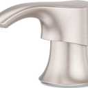 Pfister SoloTilt Soap Dispenser for Kitchen Sink, 16-Ounce Bottle Included, Spot Defense Stainless Steel Finish, KSDKEMGS