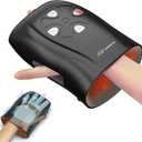 Snailax Hand Massager with Heat and Compression, Vibration, Cordless Hand Massager for Arthristis, Carpal Tunnel, Gifts for Women, Men, Mom(Black)