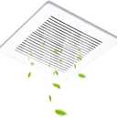 Baquler 1 Pcs 11 x 11 in Bathroom Exhaust Fan Cover Replacement Parts for Square Bathroom Vent Cover Washroom Ceiling Fan Grille Ventilation Grille