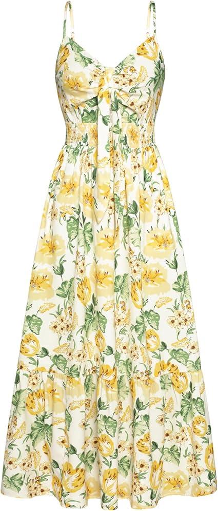 GRACE KARIN womens Classic,  XXL, White Yellow Flowers