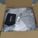 Stainless Steel Frying Pan 12 Inch with Lid, Fully Clad Tri-Ply Stainless Steel Skillet for Even Heating, Brushed Finish, Dishwasher & Oven Safe, Induction & All Stovetops Compatible