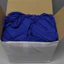 CHENGU 100 Pcs Spandex Chair Sashes Plain Bow Wedding Royal Chair Bands Without Buckle Birthday Decorations Elastic Ties Spandex Slider Sashes for Events Party Ceremony(Blue)