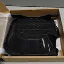 Roll Away Nesting Box for Chicken Coop with 3 Coconut Fiber Nesting Pads,Hen House Accessories,Black (1Pack) (Without Training Eggs)