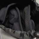 Sondor Travel Cushion,Portable & Adjustable Airplane seat Cushion for Long Flights,Inflatable Cushion for Wheelchair, Travel,Driving (Square+black)