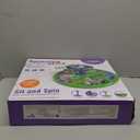 Flooyes Dinosaur Sit and Spin Toys for Toddlers Boys 1 2 3 Years Old, Birthday Gift for Boys Age 2-4 with LED Lights and Music, 360 Spin (Multicolour)