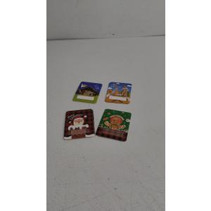 4 Sets Christmas Money Holder for Cash Money Card with Plastic Cover Christmas Tree Cash Holder(Christmas Nativity and Plaid Christmas )