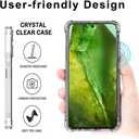 Google Pixel 8A Case, Shock-Absorption Flexible Clear TPU Rubber Protective Cell Phone Cover for Google Pixel 8A 2024 Case 6.1" Clear
