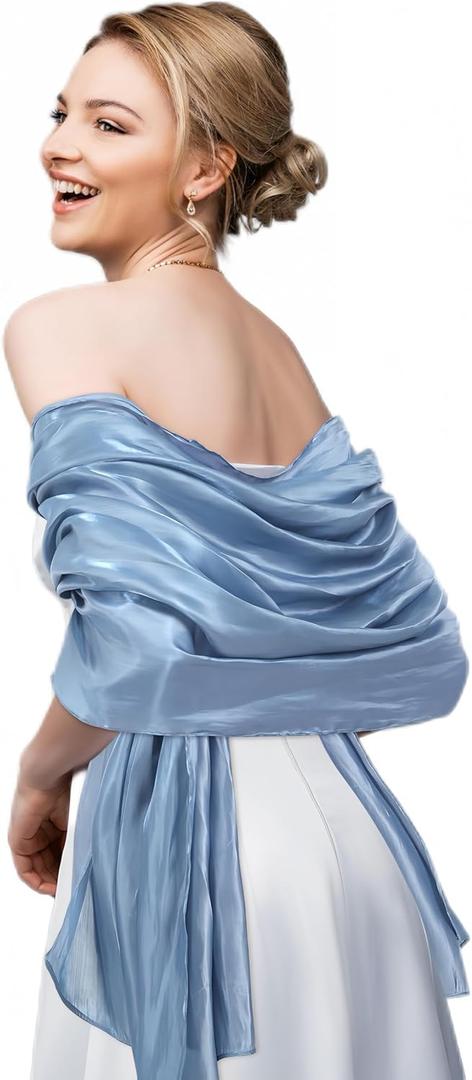 Geyoga Women's Scarf Shawls and Wraps for Evening Dress Fashion Scarf for Wedding Bridesmaid Ramadan Gifts
