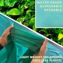 allgala 12-Pack Premium Plastic Table Cover Medium Weight Disposable Table Cloth- 54"x108"-Waterproof, Stain-Resistent, Easy Clean-Up for Parties, Events, Gathrings Everyday Use-Deep purple-TC58217