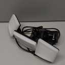 LUTEC 50W Motion Sensor Outdoor Lights, 5500 LM Plug in Flood Light Outdoor, Dusk to Dawn, IP65 Waterproof Security Lighting, 5000K Daylight, Adjustable Wall-Mounted for Garage, Yard, Porch (Black)