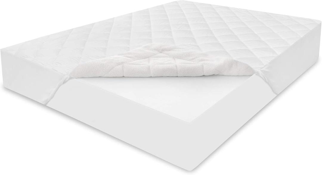 SensorPedic All Seasons Reversible Mattress Pad, Twin,White