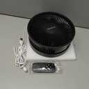 TriPole Portable Standing Fan, 8000mAh Rechargeable Oscillating Fan with Remote, 8.1'' Quiet Pedestal Floor Fan with LED Display & Timer, Foldable Small Desk Fans for Bedroom, Office, Camping, Travel (Black)