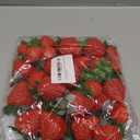 40Pcs Artificial Red Strawberries, Two Sizes of Fake Lifelike Fruit Plastic Strawberries for Photography Prop, Artificial Fruits Decoration for Home Kitchen Cabinet Party