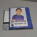 CRANBURY Small Photo Album 4x6 (Blue), 2-Pack 4 x 6 Photo Book, 24 Pockets Shows 48 Pictures, Mini Plastic Picture Album Binder with Customizable Cover