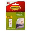 Command Poster Strips, 48Command Strips Damage-Free Hanging Poster Hangers, No Tools Great for Home, Room, Wall, and Office Decor, White Adhesive