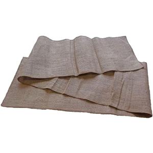 Table Runner Burlap Natural 89" x 31" Brown