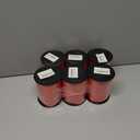 6 x Red Curling Ribbon, 3/16" x 500 Yards, Polyester, Multi-purpose, Solid Red, Classic, For Special Occasions