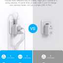 US to India Plug Adapter, HANYCONY Type D Plug Adapter with 2 Outlets 3 USB Ports(2 USB C), India Power Travel Adapter for USA to India, Bangladesh, Maldives, Pakistan, 2 Pack