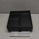 Wood Phone Docking Station, Nightstand Organizer with Drawer, Bedside Table Organizer for Watch & Accessories, Christmas Anniversary Birthday Gifts for Men,Dad,Husband (Classic Black)