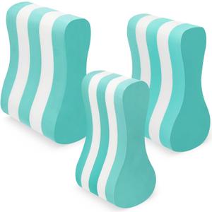 Soulchen 3 Pack Swimming Pull Float, 3 Sizes EVA Swimming Kickboard Swim Buoy 5 Layer Training Leg Float Aid Pool Buoy for Lap Training, Combo Pull for Adults and Beginners Train