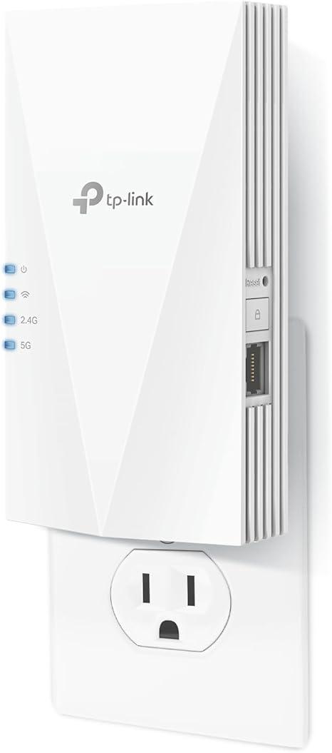 TPLink AX1500 WiFi Extender Internet Booster(RE500X), WiFi 6 Range Extender Covers up to 1500 sq.ft and 25 Devices,Dual Band, AP Mode w/Gigabit Port, APP Setup, OneMesh Compatible