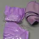 Comfytemp Ice Pack for Back Pain Relief, 2 Packs, Reusable Gel Lower Back Wrap Ice Brace for Sciatica Injuries, Hot Cold Compression for Lower Lumbar, Waist, Men Women Surgery Get Well Gifts (Purple)