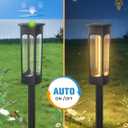 VOLISUN Solar Pathway Lights,8 Pack LED Solar Lights Outdoor Waterproof, Landscape Lighting,Warm Color Solar Path Lights,Landscape Lights,Solar Garden Lights for Yard Lawn Driveway Walkway