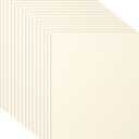 Guakicae 100 Sheets Cream Cardstock 8.5 x 11 Off White Paper, 200gsm/75lb Heavyweight Ivory Paper Card Stock for DIY Card Making, Wedding Invitations, Crafting, Memus, Certificates, Recipe