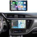 Android 15 4G+64G Radio for Toyota Corolla 2017 2018 2019 Car Stereo with Wireless Carplay Android Auto,5.0 Bluetooth DSP 32EQ,9inch 1280x720P IPS Touch Screen,FM/RDS GPS WiFi IP69K AHD Backup Camera