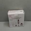 KOIOS 5-in-1 Hand Immersion Blender, 1000W 12 Speed Handheld Blender Stick with Copper Motor Stainless Steel Blade, 600ml Mixing Beaker,500ml Food Processor, Whisk, Milk Frother, Non-BPA, Red