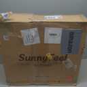 SUNNYFEEL Camping Directors Chair, Heavy Duty,Oversized Portable Folding Chair with Side Table, Pocket for Beach, Fishing,Trip,Picnic,Lawn,Concert Outdoor Foldable Camp Chairs, 21.26 x 25.00 x 36.22 inches